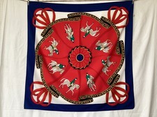 Foulard Vintage Cavaliers Made in Italy ( FL04/29/5-24MV )