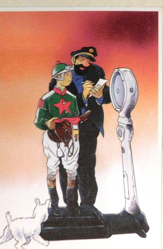 Tintin carte postale le - tintin.,