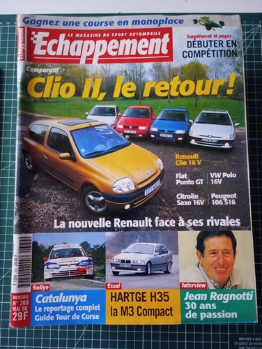 Ah063 revue échappement 1998 - revue,