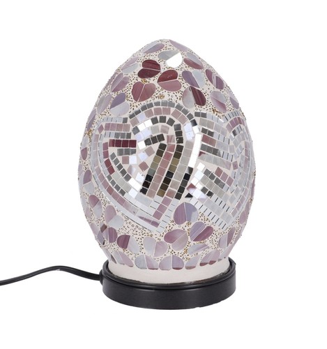 Lampe table mosaïque idée - table,