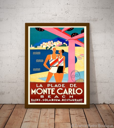 Monte carlo vintage travel - monte,