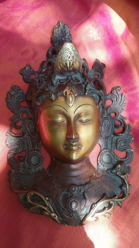 Masque statue ancienne visage - statue,