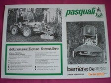 ANCIEN   PROSPECTUS   PUBLICITAIRE    DEBROUSSAILLEUSE  FORESTIERE   PASQUALI