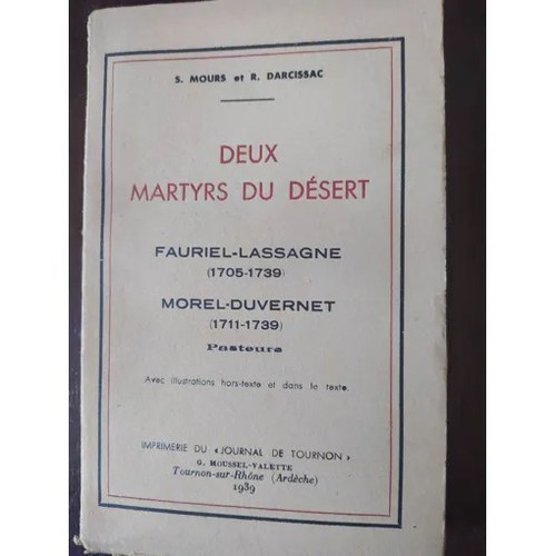 Deux martyrs désert - du,