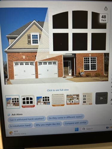 Decorative garage door - 48,