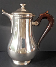 Théière, cafetière en métal argenté, Roux Marquiant, poinçon R*M.