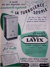 PUBLICITÉ MACHINE A LAVER LAVIX LAVE RINCE ESSORE 3,5 KG DE LINGE - ADVERTISING 