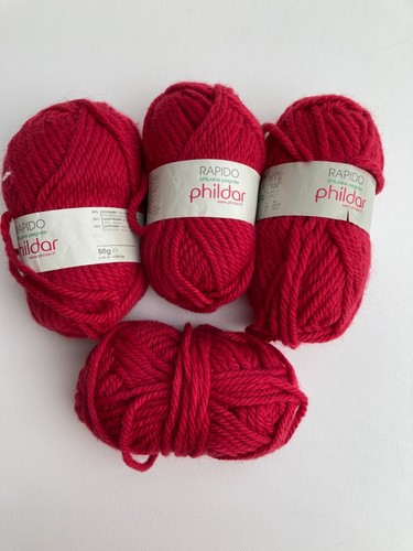 Lot pelotes rapido carmin - pelotes,