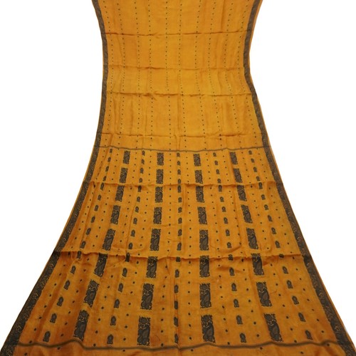 Saris vintage orange - vintage, brun