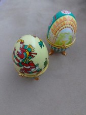2 Boîtes à bijoux oeuf