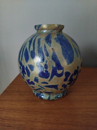 Vase verre iridescent könig - vase,