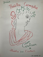 JEAN COCTEAU AFFICHE THEATRE