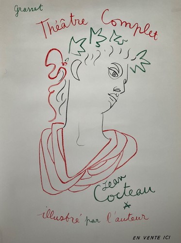 Jean cocteau affiche theatre - jean,