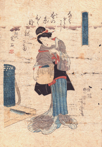 Estampe japonaise originale - , de