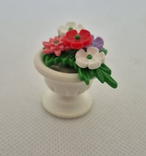 PLAYMOBIL PLANTE AVEC FLEURS DANS VASQUE BLANCHE