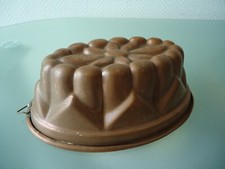 MOULE GATEAU FLAN CUIVRE DECORATION