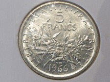 MONNAIE FRANCE  5 FRS SEMEUSE