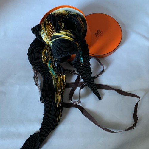 Hermes mexique pleated - pleated, scarf