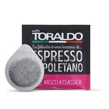 150 Dosettes Papier 44mm Caffè Toraldo Blend Classique Café Précieux et Raffinée