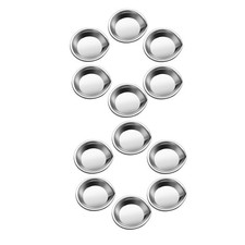  16 Pcs Plateau De Peinture En Acier Inoxydable Palette Metal Aquarelle