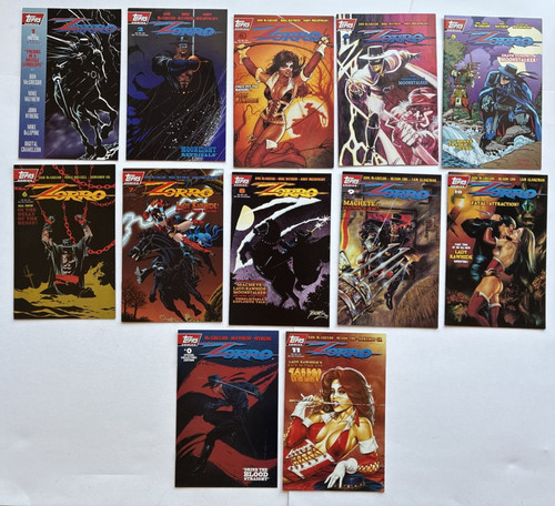 1993 topps zorro full set - (12),
