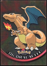 Carte Pokémon Dracaufeu #06 Holo TOPPS Série 1 Français