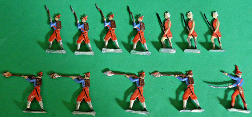 Plats étain zinnfiguren - d'étain,