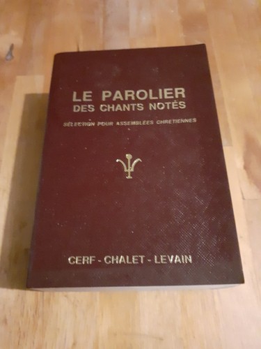 Parolier chants notes - le,