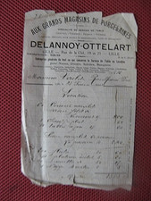 "1488" VIEUX PAPIER FACTURE