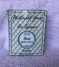 FLACON PARFUM - EAU DE TOILETTE- MOLINARD JEUNE LES SENTEURS Grasse 100 ml TBE