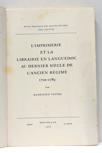 Ventre imprimerie librairie - ventre, et