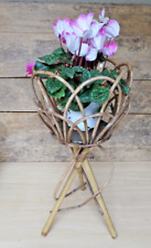 LBC LE4/ ANCIEN VINTAGE PORTE SUPPORT DE PLANTE EN BAMBOU...EN BON ETAT