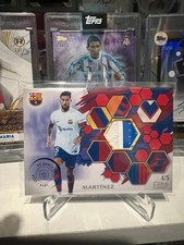 Martinez patch relic /5 topps Barcelona 125