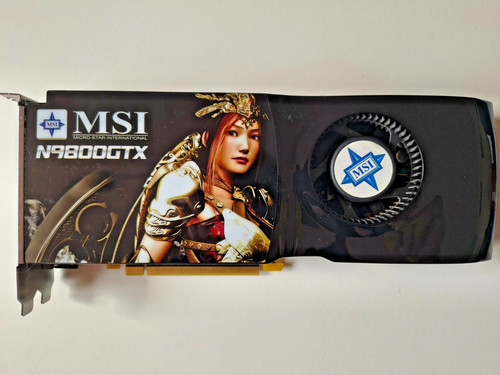 Msi n9800gtx faulty - msi, –