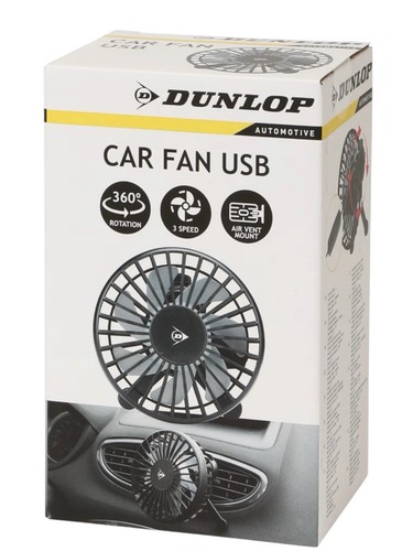 Ventilateur voiture dunlop - ventilateur,