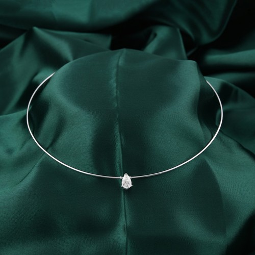 Collier diamant solitaire - collier,
