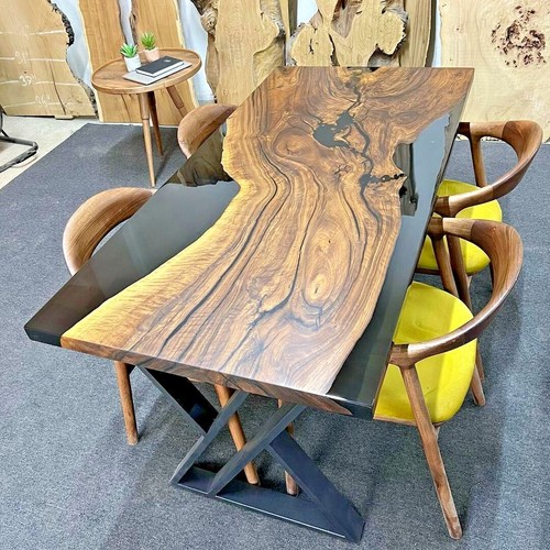 Black epoxy wood - epoxy,