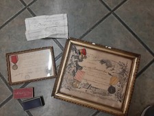 MEDAILLE DE VERDUN DIPLÔME 110 REGIMENT D'INFANTERIE-GUERRE 1914/1918 Dunkerque