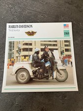 CARTE FICHE MOTO collection ATLAS HARLEY DAVIDSON 750 GE SERVICAR