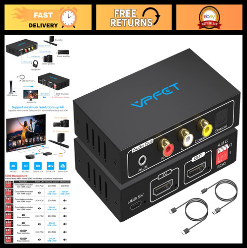 Hdmi audio extractor - 4k,