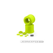 JConcepts Aggressor - 2,6 X 3,8" 17Mm Hex Monster Truck Roue, Jaune (Losi LMT)