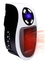 Chauffage Électrique Portable Mural Souffleur Air Chaud 500W Réglable Hiver