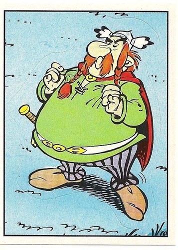 Vignette panini asterix - vignette, 1987