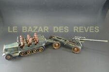 TIPPCO Allemagne.  Tracteur semi-chenillé d'artillerie avec canon.  Motorisé.