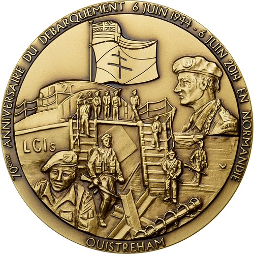 France médaille 70ème - france,, médaille,