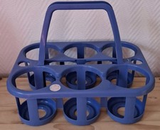 Porte-bouteilles casier bleu en plastique Curver 6 bouteilles