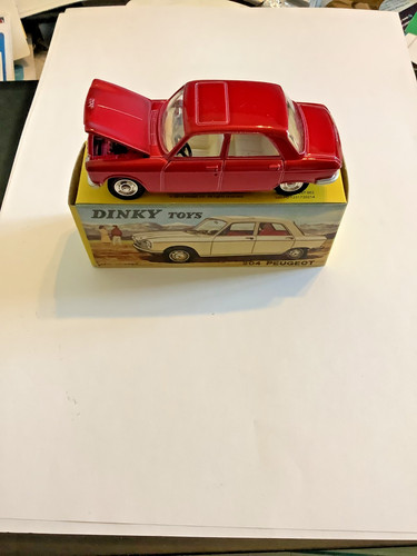 Peugeot 204 rouge bordeaux ref - bordeaux,