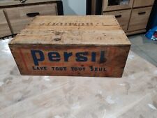 Ancienne Caisse en Bois publicitaire Persil déco Vintage rétro Nestlé  A Saisir