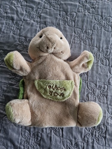 Doudou peluche tortur verte - peluche,
