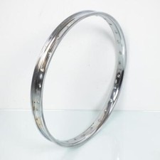 Cercle de jante chromé 16 pouces 1.20x16 28 rayons pour mobylette cyclomoteur